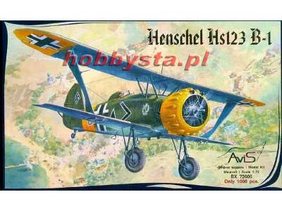 Niemiecki bombowiec nurkujący Henschel HS-123 B-1  - zdjęcie 1