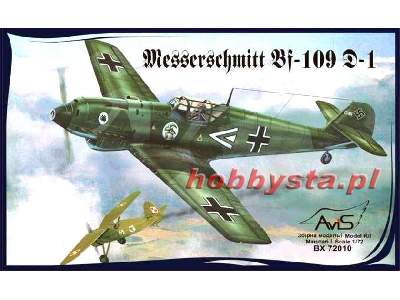 Niemiecki myśliwiec Messerschmitt Bf-109 D-1 - zdjęcie 1