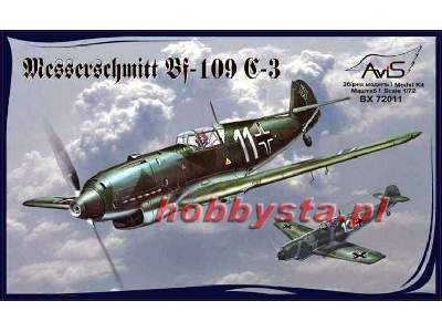 Niemiecki myśliwiec Messerschmitt Bf-109 C-3  - zdjęcie 1
