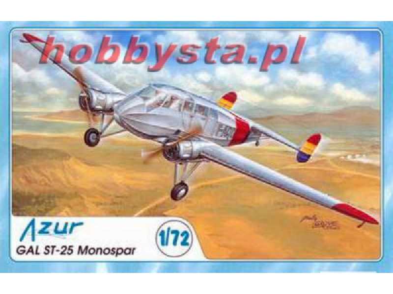 Gal ST-25 Monospar brytyjski samolot cywilny - zdjęcie 1 Gal ST-25 Monospar brytyjski samolot cywilny - zdjęcie 1
