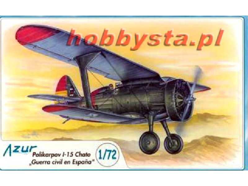 Polikarpov I-15 Chato - Hiszpańska Wojna Domowa - zdjęcie 1 Polikarpov I-15 Chato - Hiszpańska Wojna Domowa - zdjęcie 1