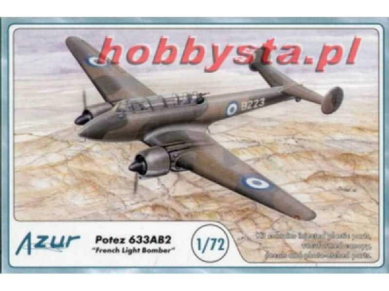 Potez 633AB2 lekki bombowiec francuski - zdjęcie 1 Potez 633AB2 lekki bombowiec francuski - zdjęcie 1