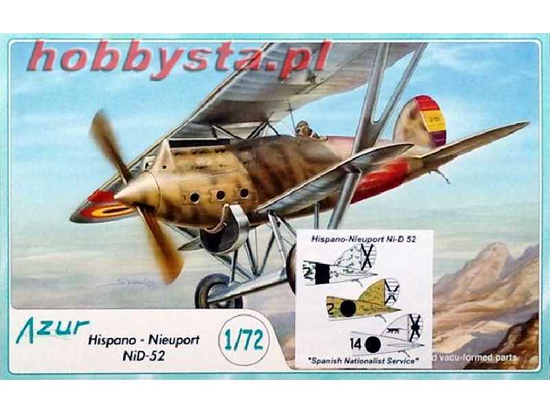 Myśliwiec Hispano-Nieuport NiD-52 - zdjęcie 1 Myśliwiec Hispano-Nieuport NiD-52 - zdjęcie 1