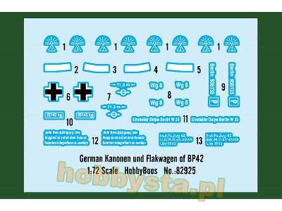 German Kanonen und Flakwagen Of Bp42 - zdjęcie 3