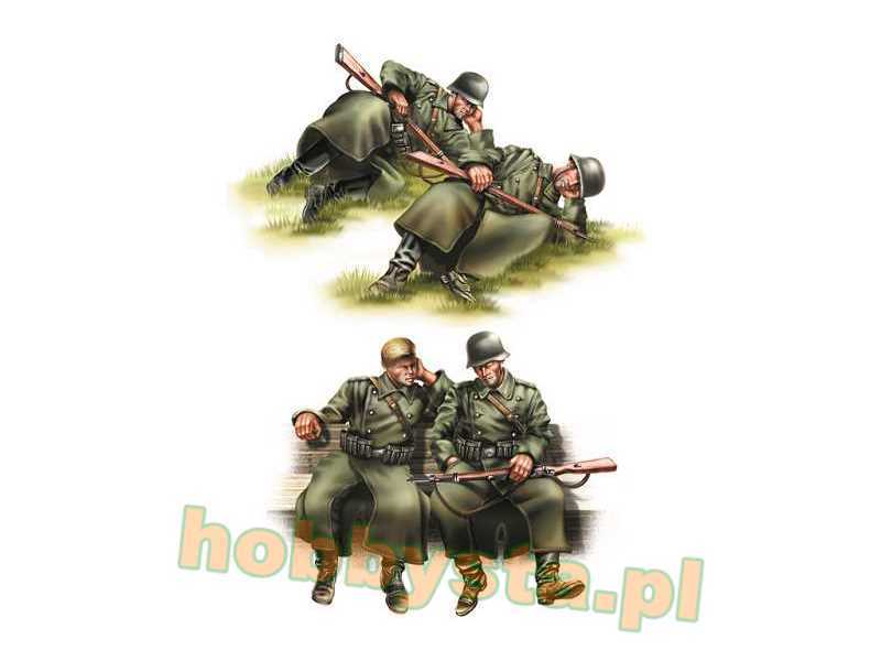 Niemiecka piechota - odpoczynek - zdjęcie 1 Niemiecka piechota - odpoczynek - zdjęcie 1