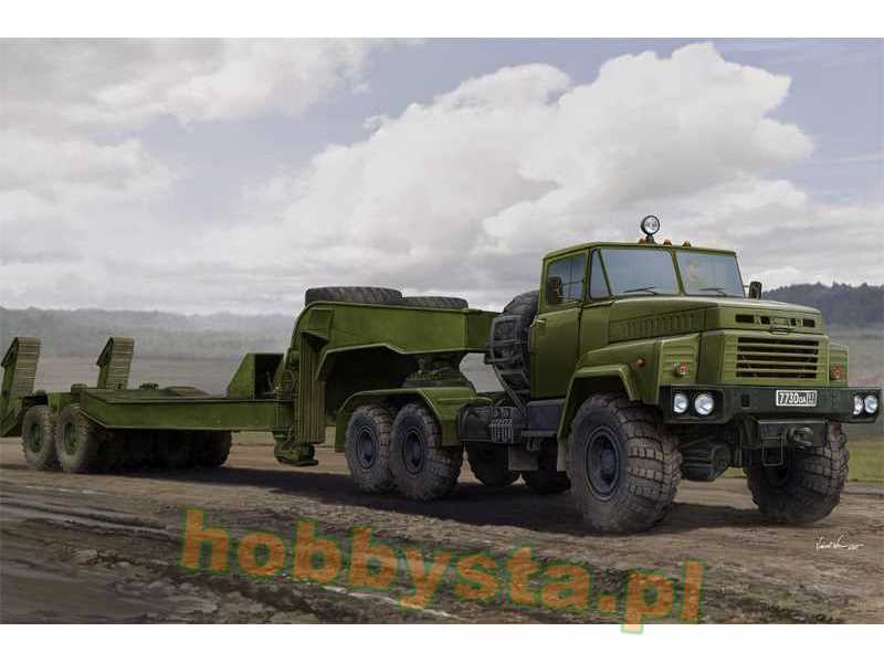 Russian Kraz-260b Tractor With Maz/chmzap-5247g Semitrailer - zdjęcie 1 Russian Kraz-260b Tractor With Maz/chmzap-5247g Semitrailer - zdjęcie 1