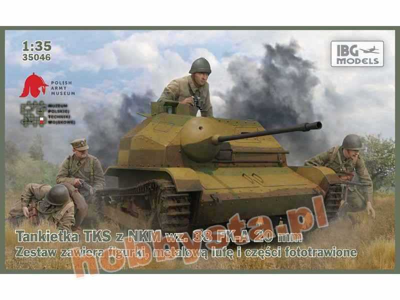 Tankietka TKS z NKM wz.38 FK-A 20mm - zdjęcie 1 Tankietka TKS z NKM wz.38 FK-A 20mm - zdjęcie 1
