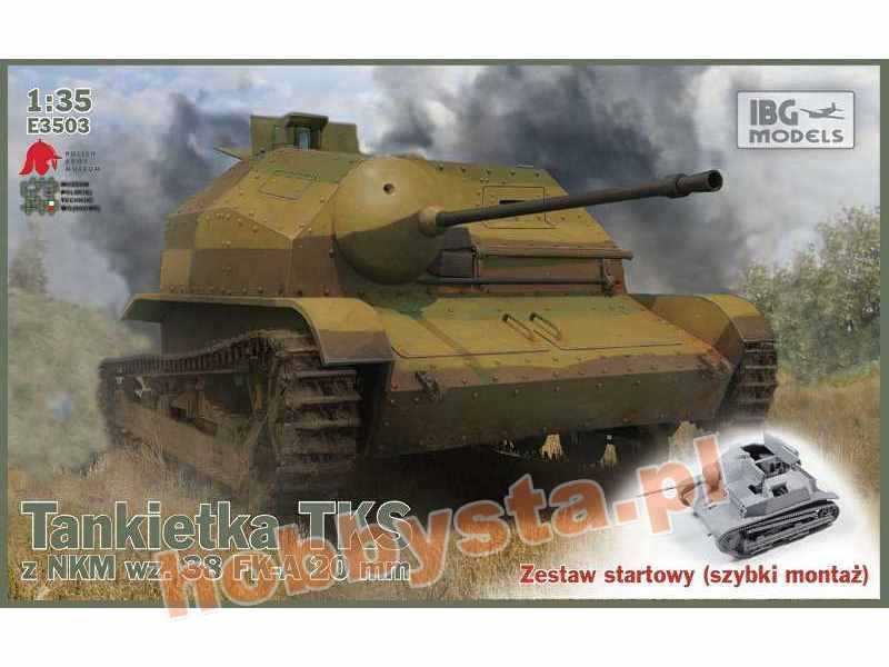 Tankietka TKS z NKM wz.38 FK-A 20mm - szybki montaż - zdjęcie 1 Tankietka TKS z NKM wz.38 FK-A 20mm - szybki montaż - zdjęcie 1