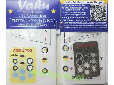 Yak 1 / 7 / 9 / 3 Wing (Fuel) Gauges - zdjęcie 1