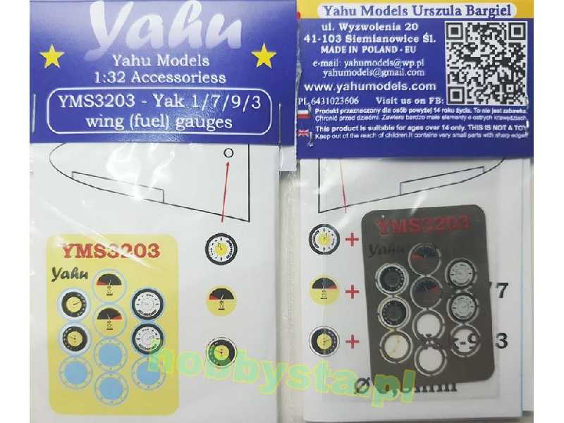Yak 1 / 7 / 9 / 3 Wing (Fuel) Gauges - zdjęcie 1 Yak 1 / 7 / 9 / 3 Wing (Fuel) Gauges - zdjęcie 1