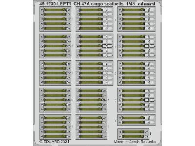 CH-47A cargo seatbelts 1/48 - zdjęcie 1