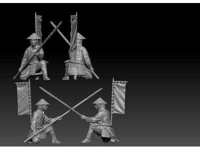 Figurki Ashigaru-yari - zdjęcie 2