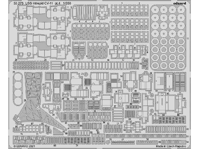 USS Intrepid CV-11 pt.4 1/350 - zdjęcie 1