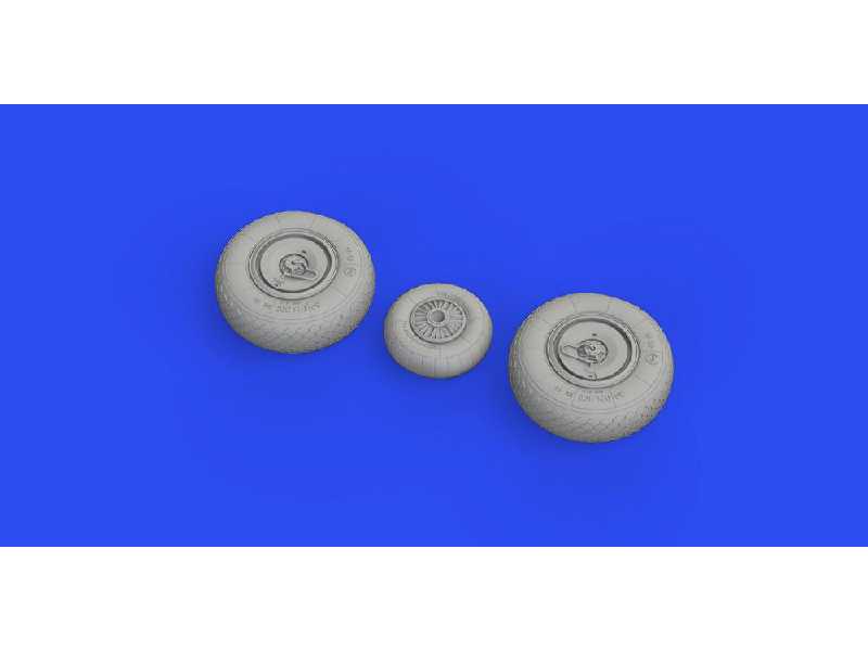 Ar 234B wheels 1/48 - Hobby 2000 - zdjęcie 1 Ar 234B wheels 1/48 - Hobby 2000 - zdjęcie 1
