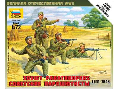 Figurki Sowieccy spadachroniarze 1941-1943 - zdjęcie 1