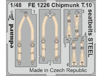 Chipmunk T.10 seatbelts STEEL 1/48 - zdjęcie 1