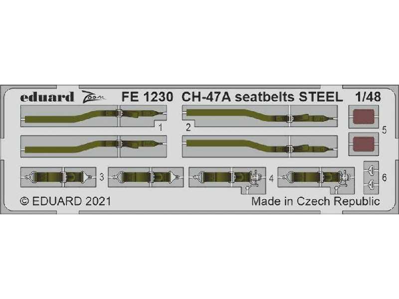 CH-47A seatbelts STEEL 1/48 - zdjęcie 1