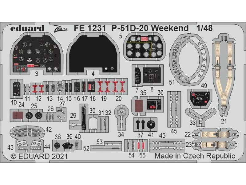 P-51D-20 Weekend 1/48 - zdjęcie 1 P-51D-20 Weekend 1/48 - zdjęcie 1