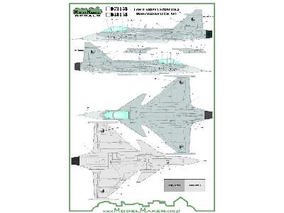 Czech Gripen Stencils & Insignias Generic Set - zdjęcie 2