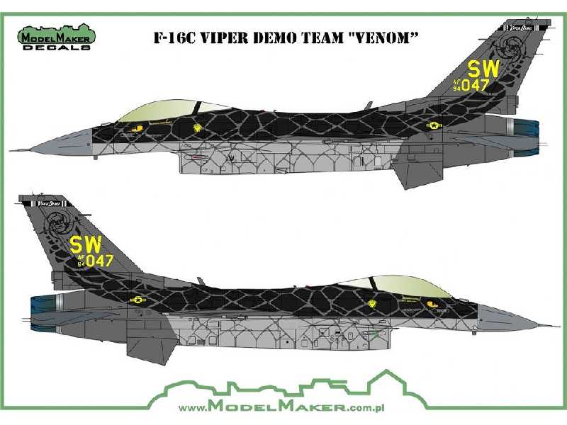F-16c Viper Demo Team Venom" - zdjęcie 1