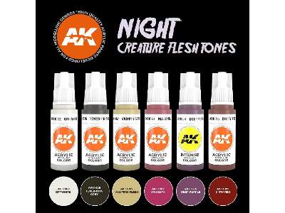 AK 11602 Night Creatures Flesh Tone Set - zdjęcie 3