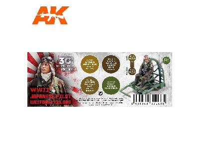 AK 11693 WWii Japan Pilot Uniform Colors Set - zdjęcie 2