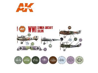 AK 11710 WWi German Aircraft Colors Set - zdjęcie 2