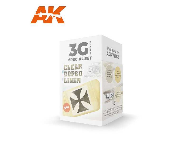 AK 11712 Clear Doped Linen Set - zdjęcie 1