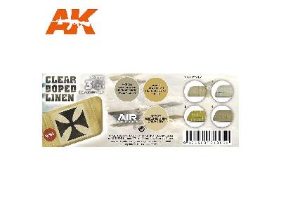 AK 11712 Clear Doped Linen Set - zdjęcie 2