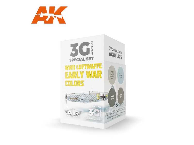 AK 11716 WWii Luftwaffe Early War Colors Set - zdjęcie 1 AK 11716 WWii Luftwaffe Early War Colors Set - zdjęcie 1