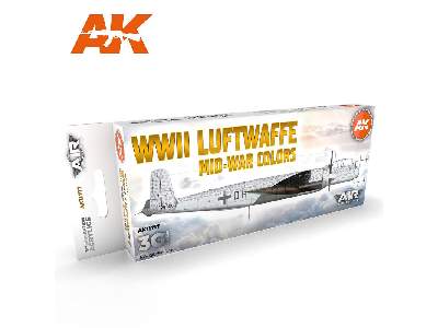 AK 11717 WWii Luftwaffe Mid-war Colors Set - zdjęcie 1