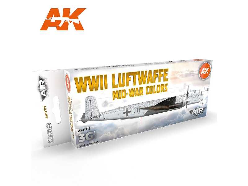 AK 11717 WWii Luftwaffe Mid-war Colors Set - zdjęcie 1