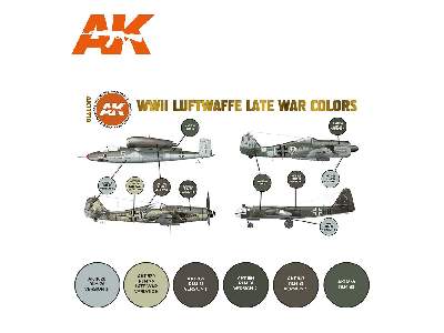AK 11718 WWii Luftwaffe Late War Colors Set - zdjęcie 2