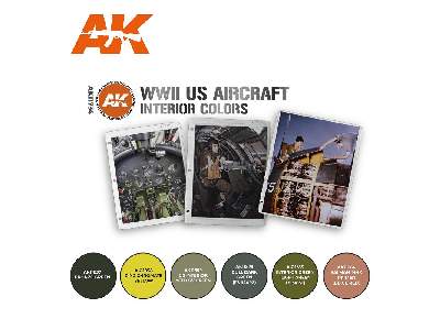 AK 11734 WWii US Aircraft Interior Colors Set - zdjęcie 2