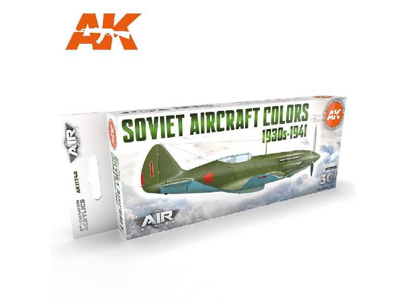 AK 11740 Soviet Aircraft Colors 1930s-1941 Set - zdjęcie 1 AK 11740 Soviet Aircraft Colors 1930s-1941 Set - zdjęcie 1