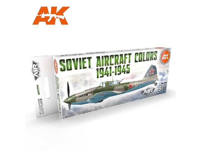 AK 11741 Soviet Aircraft Colors 1941-1945 Set - zdjęcie 1