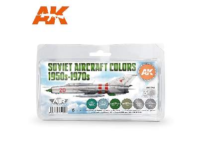 AK 11743 Soviet Aircraft Colors 1950s-1970s Set - zdjęcie 1