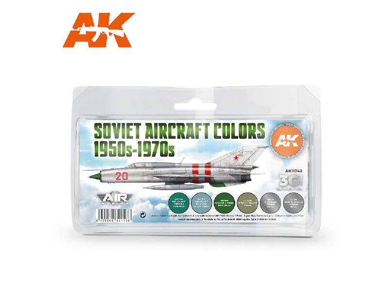 AK 11743 Soviet Aircraft Colors 1950s-1970s Set - zdjęcie 1 AK 11743 Soviet Aircraft Colors 1950s-1970s Set - zdjęcie 1