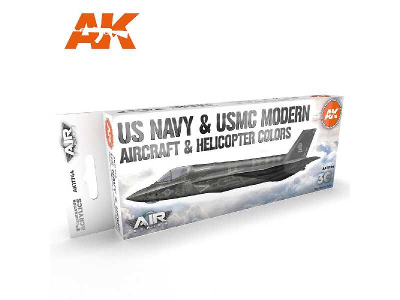 AK 11744 US Navy & Usmc Modern Aircraft & Helicopter Colors Set - zdjęcie 1 AK 11744 US Navy & Usmc Modern Aircraft & Helicopter Colors Set - zdjęcie 1
