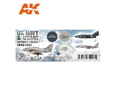 AK 11745 US Navy & Usmc Aircraft Colors 1945-1980 Set - zdjęcie 2