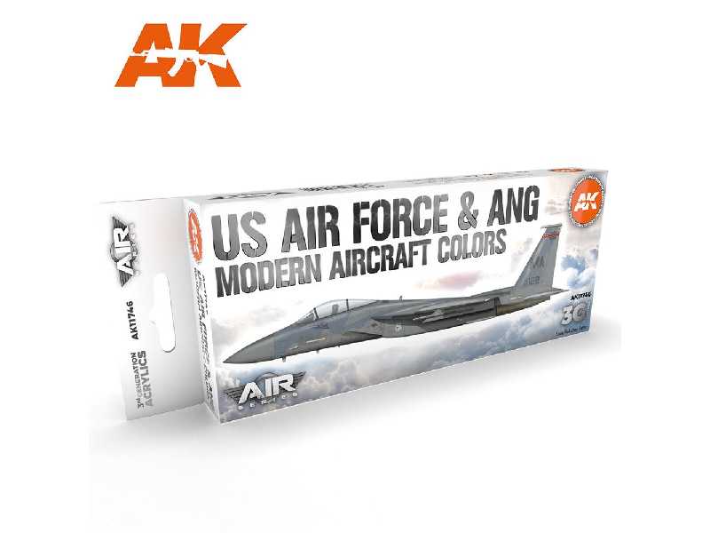AK 11746 US Air Force & Ang Modern Aircraft Colors Set - zdjęcie 1