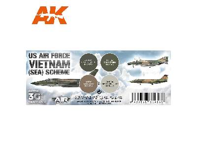 AK 11748 US Air Force South East Asia (Sea) Scheme Set - zdjęcie 2