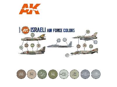 AK 11752 Israeli Air Force Colors Set - zdjęcie 2