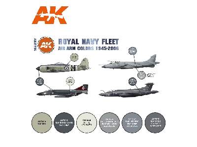AK 11754 Rn Fleet Air Arm Aircraft Colors 1945-2010 Set - zdjęcie 2