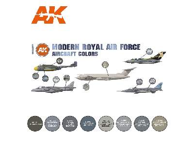 AK 11755 Modern Royal Air Force Aircraft Colors Set - zdjęcie 2
