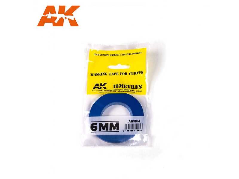 Masking Tape For Curves 6mm - zdjęcie 1 Masking Tape For Curves 6mm - zdjęcie 1