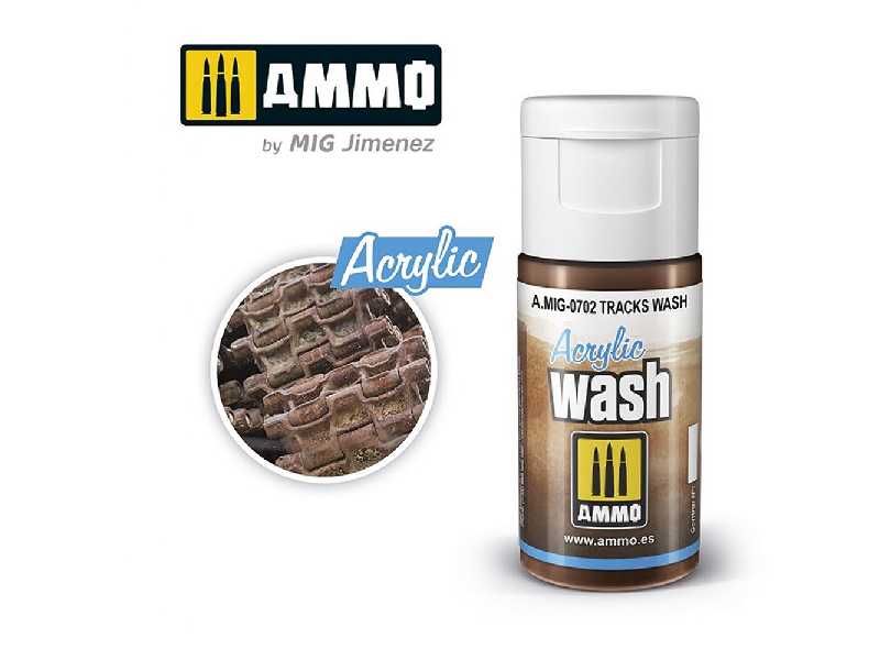 A.Mig 0702 Acrylic Wash Tracks Wash - zdjęcie 1 A.Mig 0702 Acrylic Wash Tracks Wash - zdjęcie 1