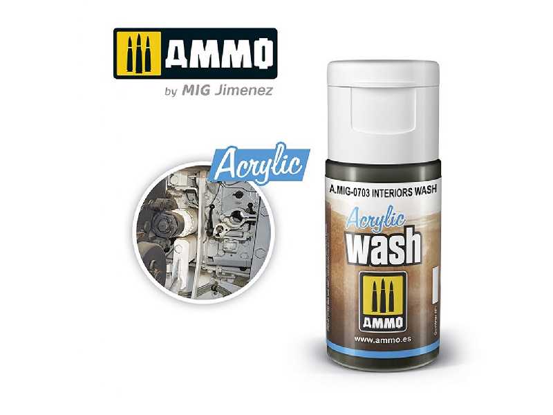 A.Mig 0703 Acrylic Wash Interiors Wash - zdjęcie 1 A.Mig 0703 Acrylic Wash Interiors Wash - zdjęcie 1