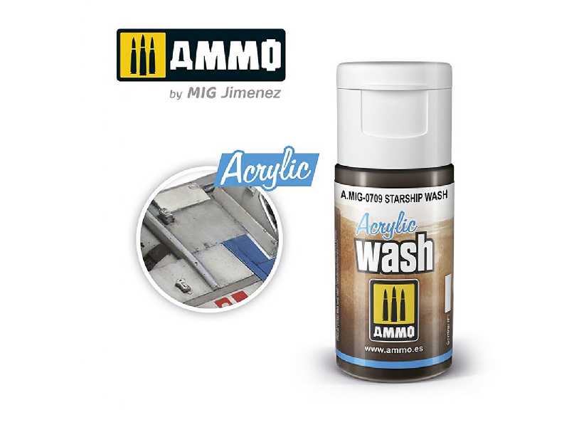 A.Mig 0709 Acrylic Wash Starship Wash - zdjęcie 1 A.Mig 0709 Acrylic Wash Starship Wash - zdjęcie 1