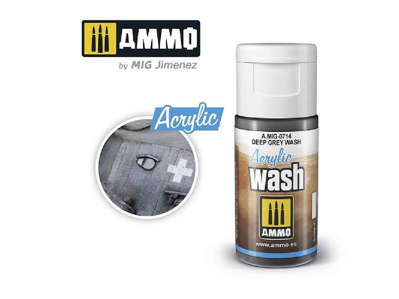 A.Mig 0714 Acrylic Wash Deep Grey Wash - zdjęcie 1 A.Mig 0714 Acrylic Wash Deep Grey Wash - zdjęcie 1